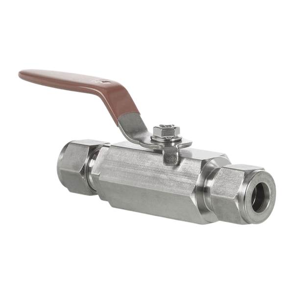 product - Кран шаровый обжимной серия 110, ( об.вр.10мм x об.вр.10мм ), PTFE, 69PN