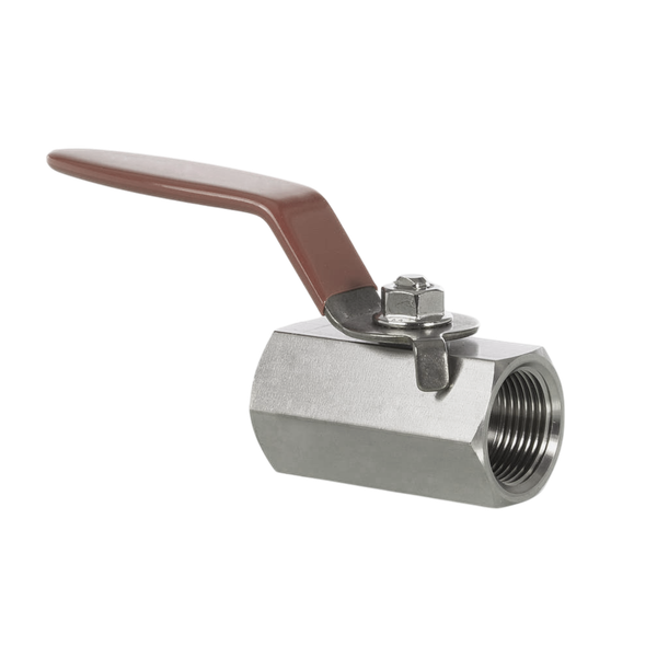 product - Кран шаровый муфтовый серия 110, ( вр.NPT 3/8" x вр.NPT 3/8" ), PTFE, 69PN
