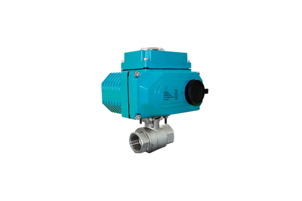 product - Кран шаровый муфтовый (2PC), AISI304 DN15 (1/2"), с электроприводом AC 220V (С-03)