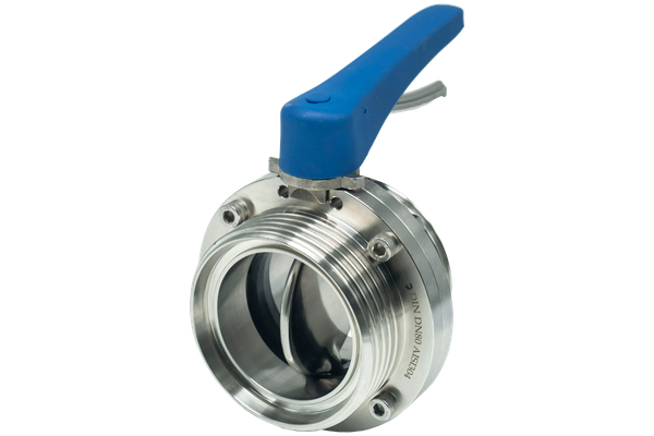 product - Затвор дисковый резьбовой нержавеющий под привод, EPDM, AISI304 DN80 (3"), (CF8), PN8