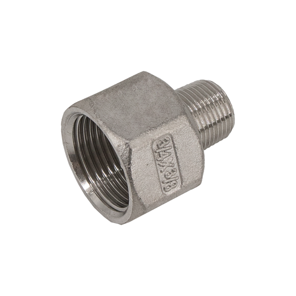 product - Футорка обратная нержавеющая, AISI304 DN20 x DN10 (3/4" x 3/8"), (CF8), PN16