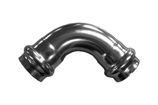 product - Пресс-отвод 90° нержавеющий, AISI304 28mm, CF8, PN16