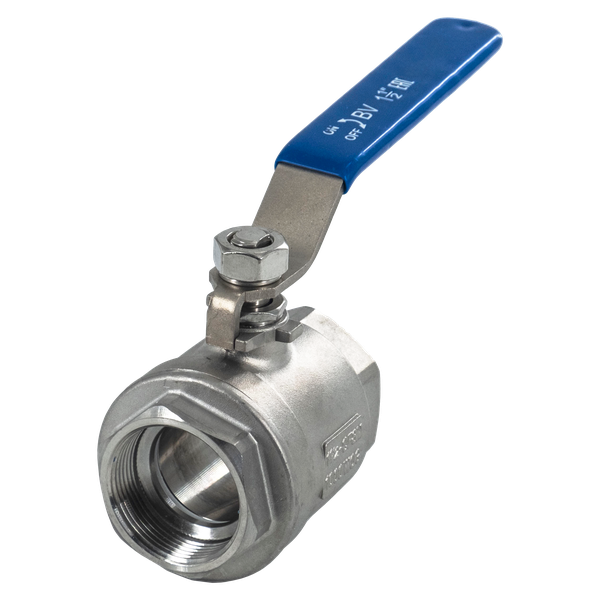 product - Кран шаровый муфтовый двусоставной нержавеющий (2PC), AISI304 DN40 (1_1/2"), (CF8), PN40
