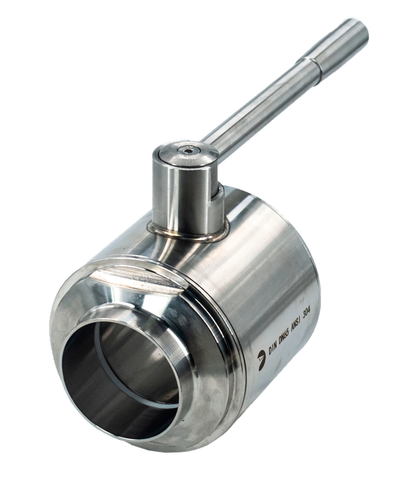 product - Кран шаровый приварной DIN11851 нержавеющий, AISI304 DN65 (70мм), (CF8), PN8