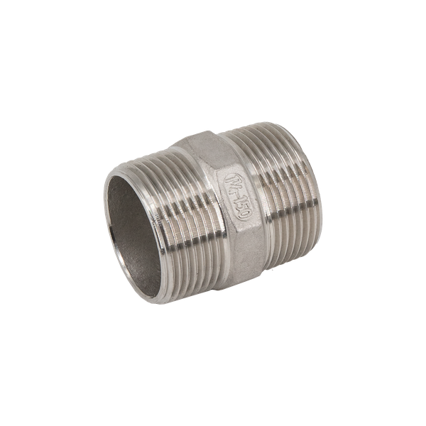 product - Ниппель резьбовой нержавеющий, AISI304 DN32 (1_1/4"), (CF8), PN16