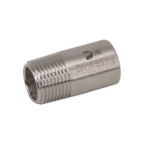 product - Ниппель приварной нержавеющий, AISI304 DN10 (3/8"), (CF8), PN16