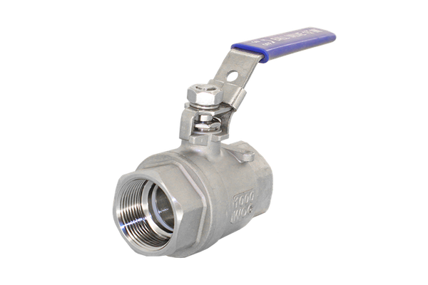product - Крашаровый муфтовый двусоставной с фиксатором нержавеющий (2PC), AISI316 DN50 (2"), (CF8M), PN40