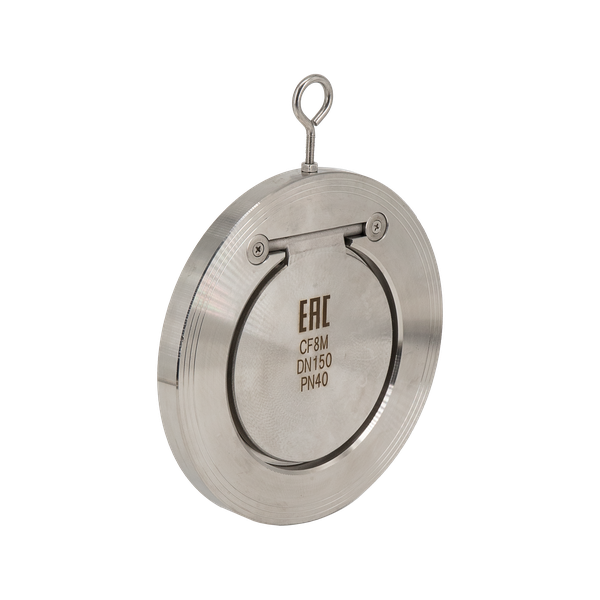 product - Обратный клапан межфланцевый хлопушка нержавеющий, AISI304 DN 150 (6"), (CF8), PN40