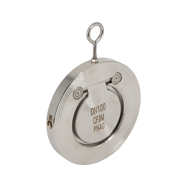 product - Обратный клапан межфланцевый хлопушка нержавеющий, AISI304 DN 100 (4"), (CF8), PN40