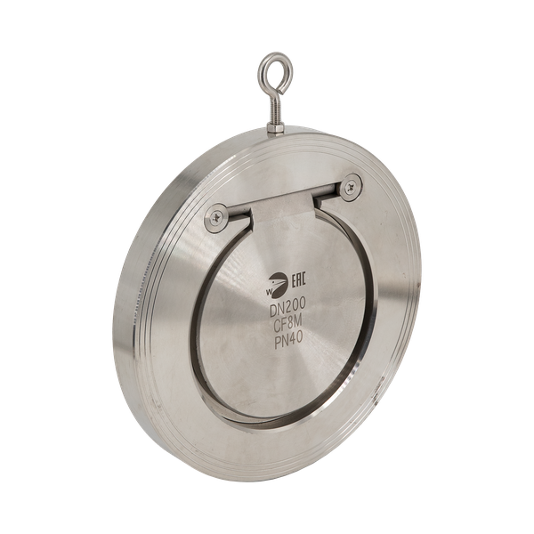product - Обратный клапан межфланцевый хлопушка нержавеющий, AISI304 DN 200 (8"), (CF8), PN40