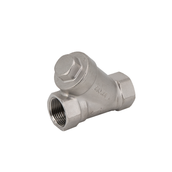 product - Обратный клапан муфтовый Y-тип нержавеющий, AISI304 DN20 (3/4"), (CF8), PN64