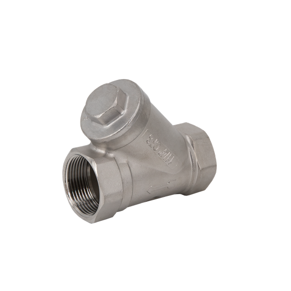 product - Обратный клапан муфтовый Y-тип нержавеющий, AISI304 DN32 (1_1/4"), (CF8), PN40