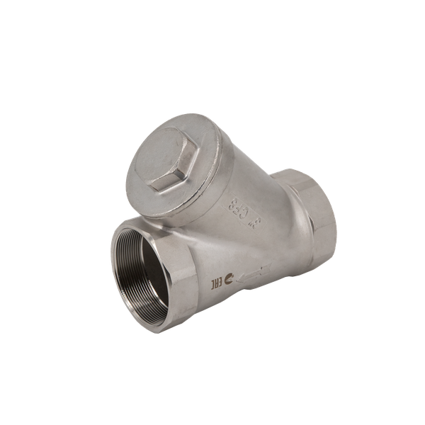 product - Обратный клапан муфтовый Y-тип нержавеющий, AISI304 DN80 (3"), (CF8), PN63