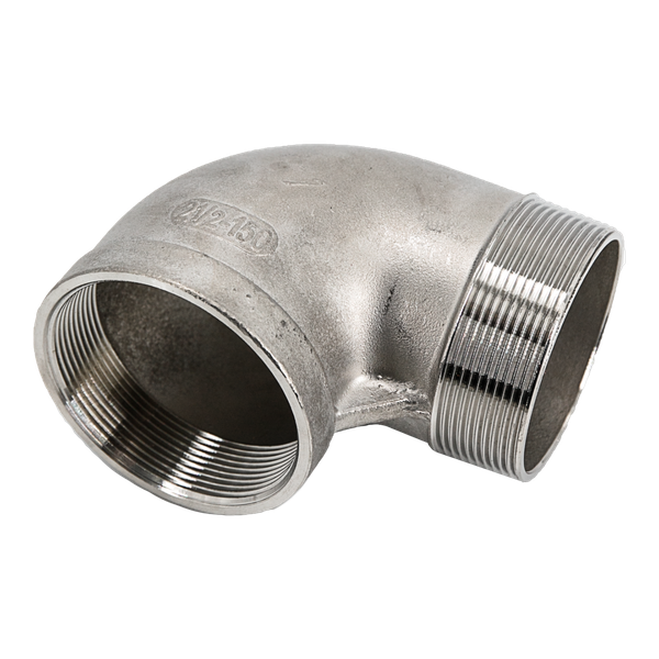 product - Отвод резьбовой вр/нр нержавеющий, AISI304 DN65 (2_1/2"), (CF8), PN16