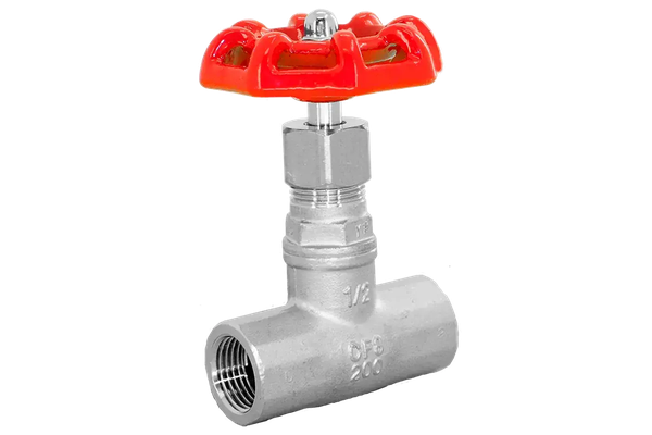 product - Вентиль запорный муфтовый нержавеющий, AISI304 DN20 (3/4"), (CF8), PN14