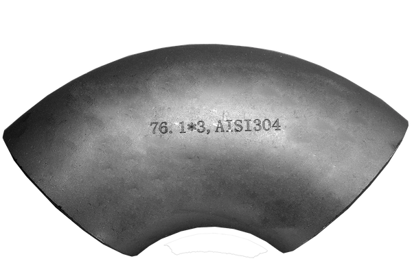product - Отвод приварной нержавеющий, AISI304 76,1 * 3, (CF8), PN16
