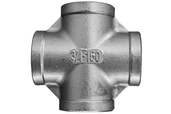 product - Крестовина нержавеющая, AISI304 DN20 (3/4"), (CF8), PN16
