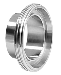 product - Резьбовой патрубок, AISI 304, DIN 11851, DN15 (18мм), L=21мм