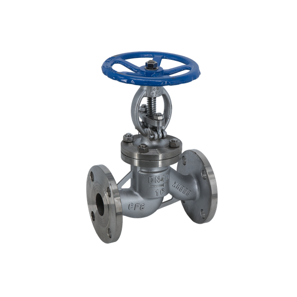 product - Вентиль запорный фланцевый нержавеющий, AISI304 DN40 (1_1/2"), (CF8), PN16