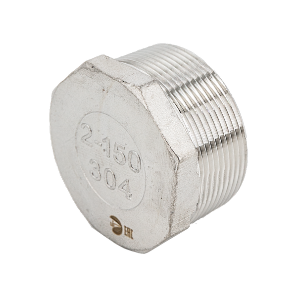product - Заглушка Н/Р 6-ти гранная нержавеющая, AISI304 DN50 (2"), (CF8), PN16