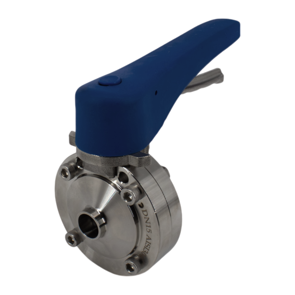 product - Затвор дисковый приварной нержавеющий под привод, EPDM, AISI304 DN15 (1/2"), (CF8), PN8