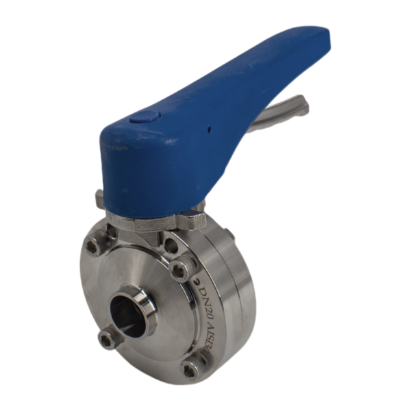product - Затвор дисковый приварной нержавеющий под привод, EPDM, AISI304 DN20 (3/4"), (CF8), PN8