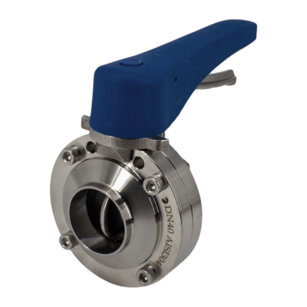 product - Затвор дисковый приварной нержавеющий под привод, EPDM, AISI304 DN40 (1_1/2"), (CF8), PN8