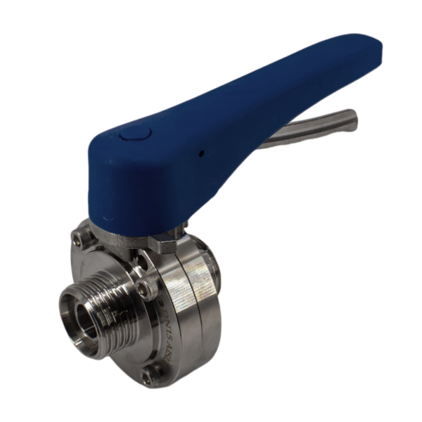 product - Затвор дисковый резьбовой нержавеющий под привод, EPDM, AISI304 DN15 (1/2"), (CF8), PN8