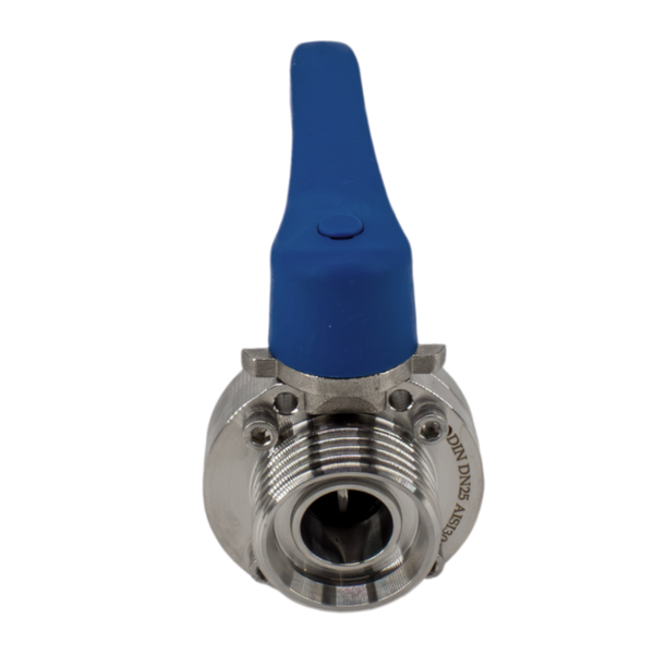 product - Затвор дисковый резьбовой нержавеющий под привод, EPDM, AISI304 DN25 (1"), (CF8), PN8